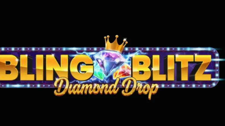 Tampilan visual mewah slot Bling Blitz Diamond Drop dengan simbol berlian dan emas